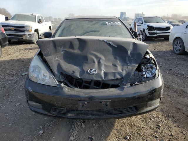 JTHBA30G245052922 - 2004 LEXUS ES 330 BLACK photo 5