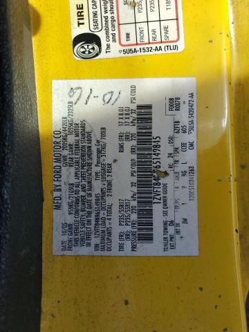 1ZVFT84N965149845 - 2006 FORD MUSTANG YELLOW photo 12