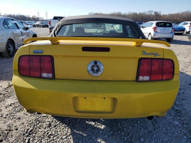 1ZVFT84N965149845 - 2006 FORD MUSTANG YELLOW photo 6