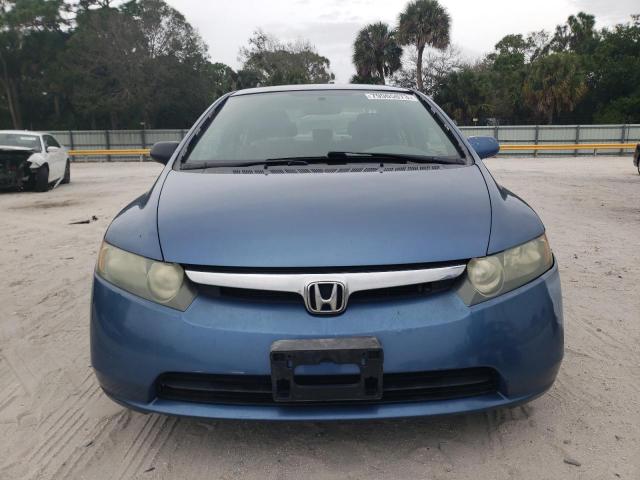 2HGFA16568H531874 - 2008 HONDA CIVIC LX BLUE photo 5