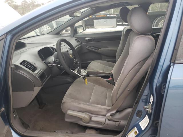 2HGFA16568H531874 - 2008 HONDA CIVIC LX BLUE photo 7