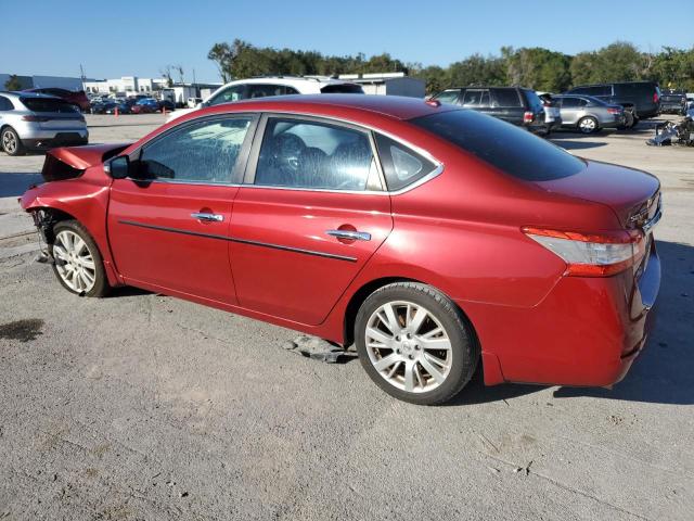 3N1AB7AP4DL793284 - 2013 NISSAN SENTRA S RED photo 2