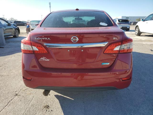 3N1AB7AP4DL793284 - 2013 NISSAN SENTRA S RED photo 6