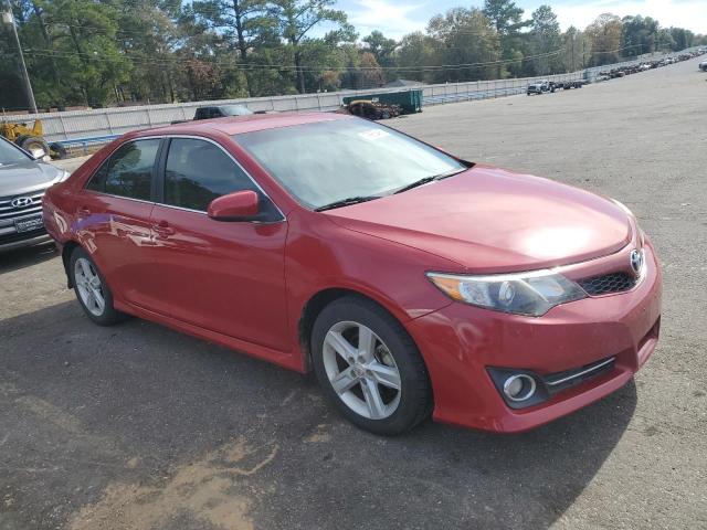 4T1BF1FK5EU811648 - 2014 TOYOTA CAMRY L RED photo 4