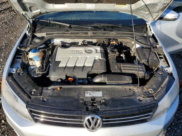 3VWLL7AJ4DM203350 - 2013 VOLKSWAGEN JETTA TDI SILVER photo 11