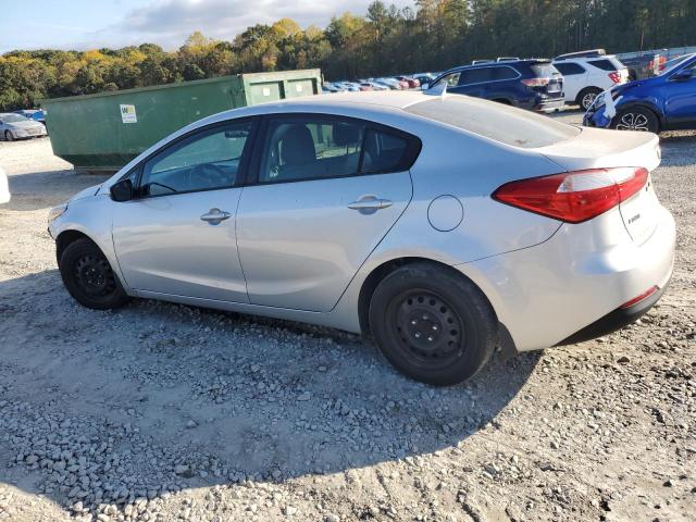 KNAFK4A63F5294582 - 2015 KIA FORTE LX SILVER photo 2