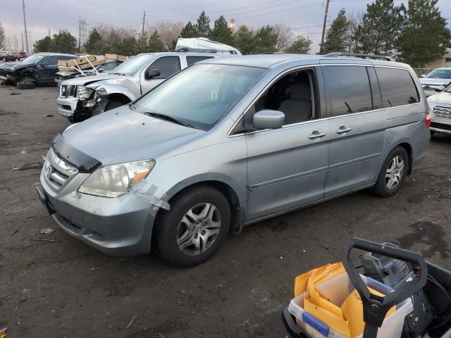 5FNRL38437B036087 - 2007 HONDA ODYSSEY EX SILVER photo 1