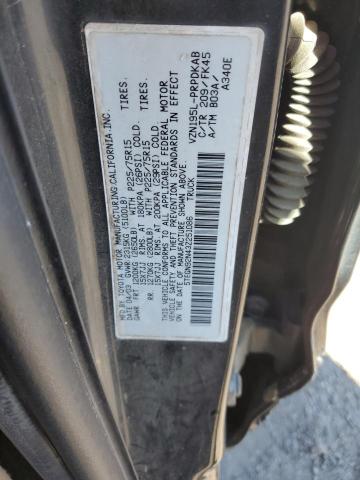 5TEGN92N43Z251086 - 2003 TOYOTA TACOMA DOUBLE CAB PRERUNNER BLACK photo 12