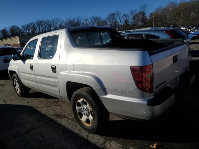 5FPYK16299B103225 - 2009 HONDA RIDGELINE RT SILVER photo 2