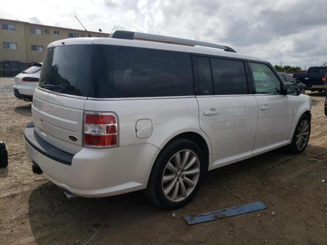 2FMGK5C85EBD36607 - 2014 FORD FLEX SEL WHITE photo 3