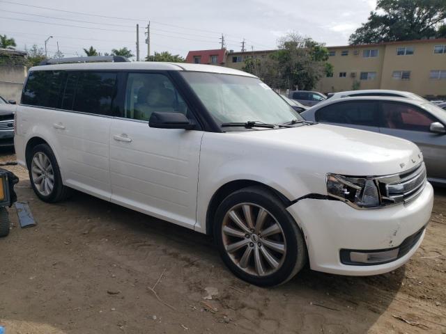 2FMGK5C85EBD36607 - 2014 FORD FLEX SEL WHITE photo 4