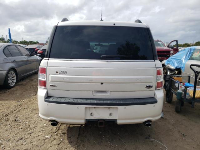 2FMGK5C85EBD36607 - 2014 FORD FLEX SEL WHITE photo 6