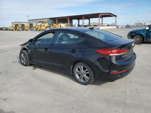 KMHD84LF3HU289814 - 2017 HYUNDAI ELANTRA SE BLACK photo 2