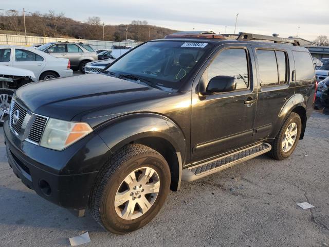 5N1AR18U16C604179 - 2006 NISSAN PATHFINDER LE BLACK photo 1