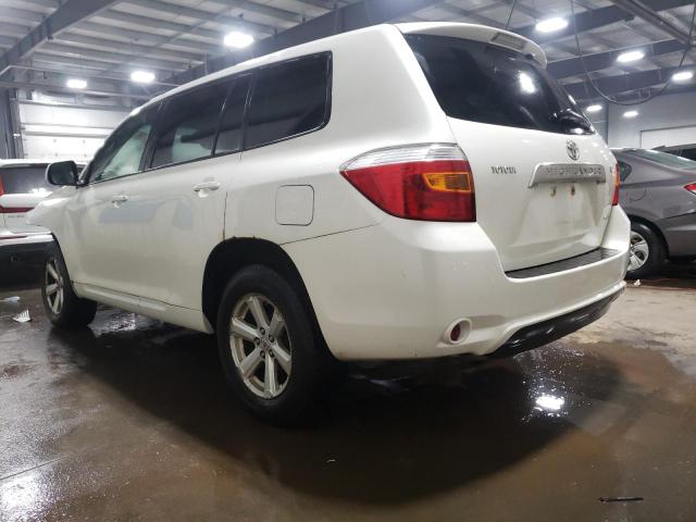 JTEES41A982025487 - 2008 TOYOTA HIGHLANDER WHITE photo 2