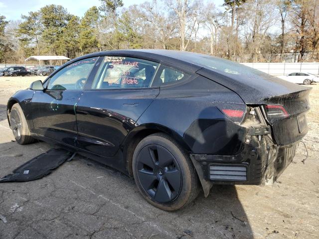 5YJ3E1EA3MF851190 - 2021 TESLA MODEL 3 BLACK photo 2