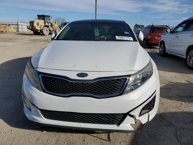 5XXGN4A72EG330991 - 2014 KIA OPTIMA EX WHITE photo 5