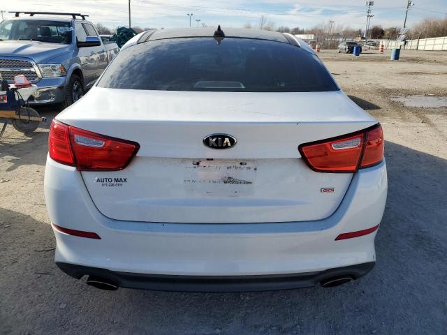 5XXGN4A72EG330991 - 2014 KIA OPTIMA EX WHITE photo 6