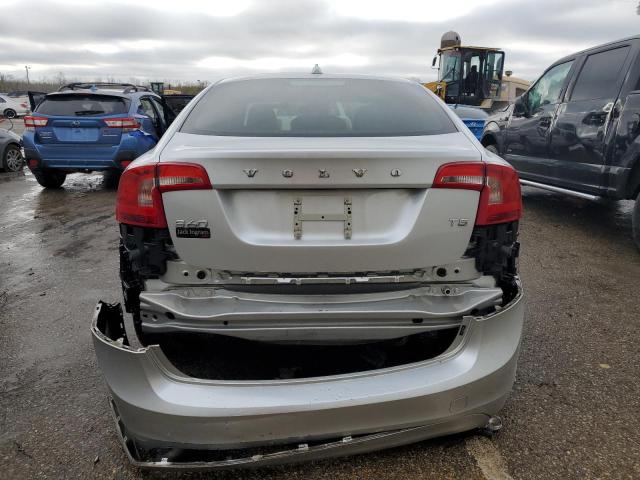 YV140MFB2F1314831 - 2015 VOLVO S60 PREMIER SILVER photo 6