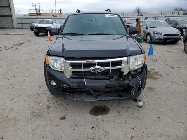 1FMCU0DG1CKB66721 - 2012 FORD ESCAPE XLT BLACK photo 5