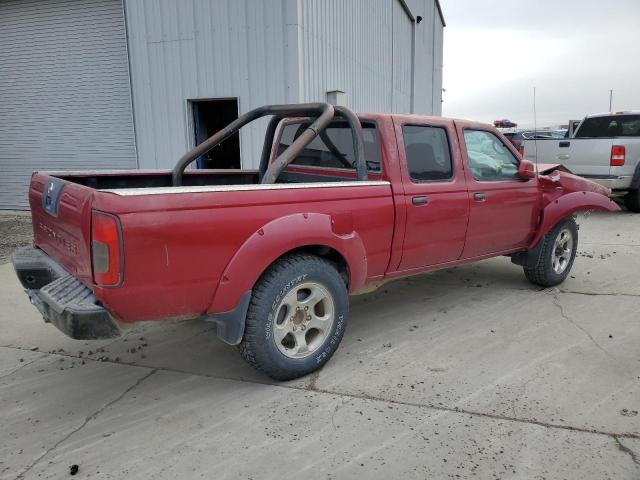 1N6MD29Y12C367627 - 2002 NISSAN FRONTIER CREW CAB SC RED photo 3