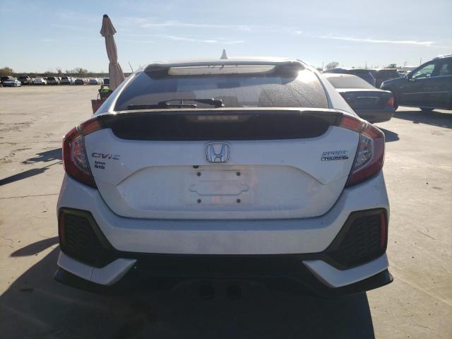 SHHFK7H9XJU207173 - 2018 HONDA CIVIC SPORT TOURING WHITE photo 6