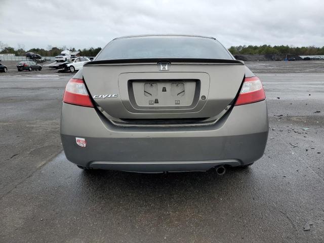 2HGFG12637H561863 - 2007 HONDA CIVIC LX GRAY photo 6