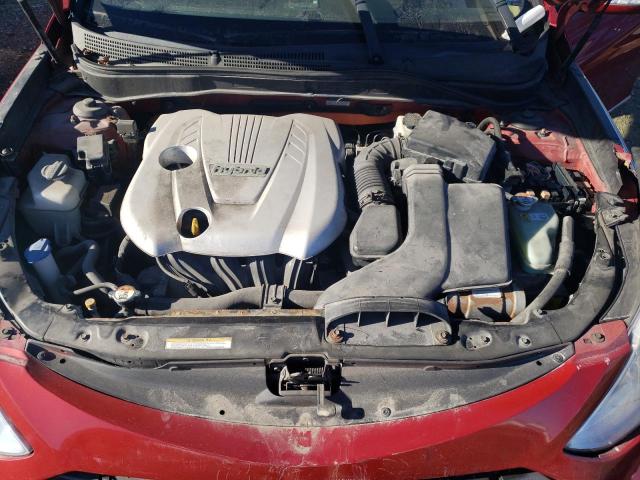 KMHEC4A40BA011451 - 2011 HYUNDAI SONATA HYBRID RED photo 11