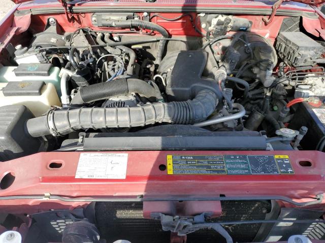 1FTYR10U66PA44831 - 2006 FORD RANGER RED photo 11