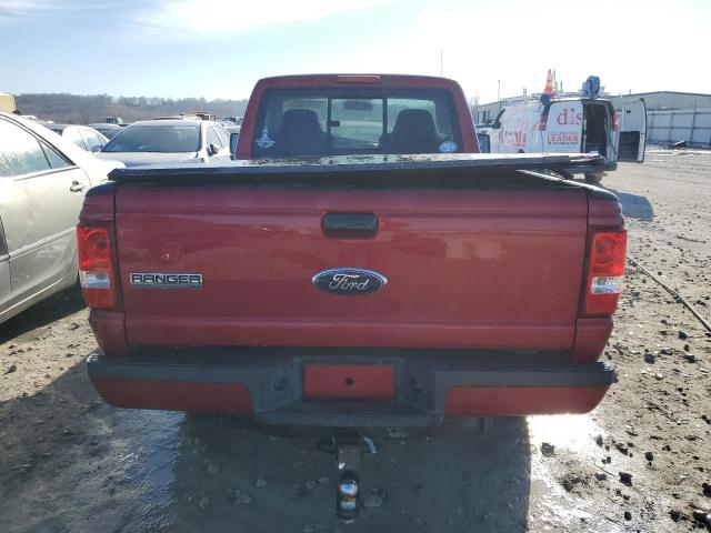 1FTYR10U66PA44831 - 2006 FORD RANGER RED photo 6