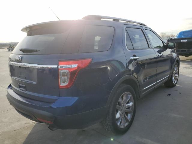 1FMHK7F89CGA93417 - 2012 FORD EXPLORER LIMITED BLUE photo 3