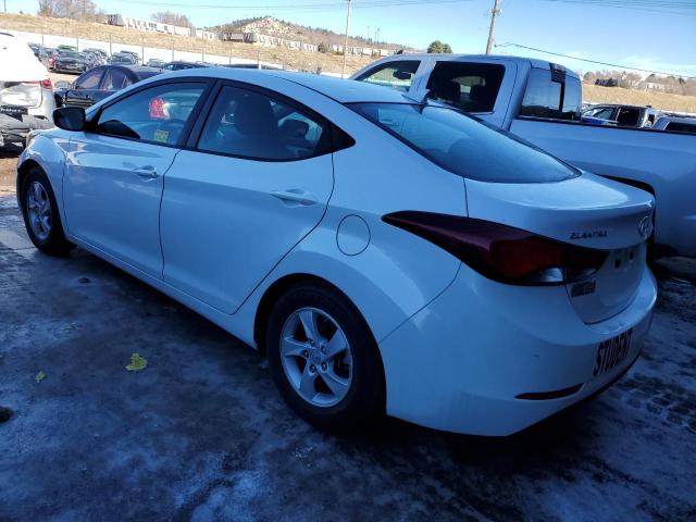 5NPDH4AE1FH623635 - 2015 HYUNDAI ELANTRA SE WHITE photo 2