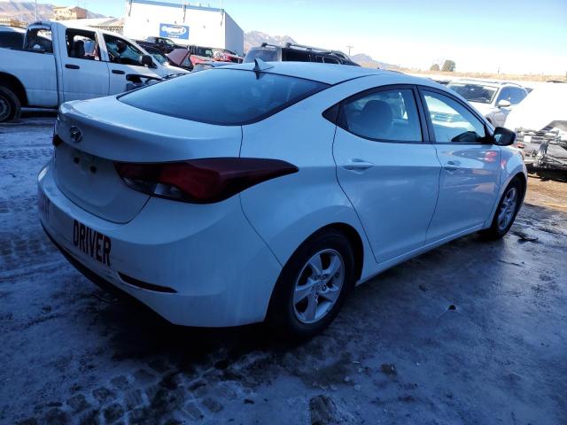 5NPDH4AE1FH623635 - 2015 HYUNDAI ELANTRA SE WHITE photo 3