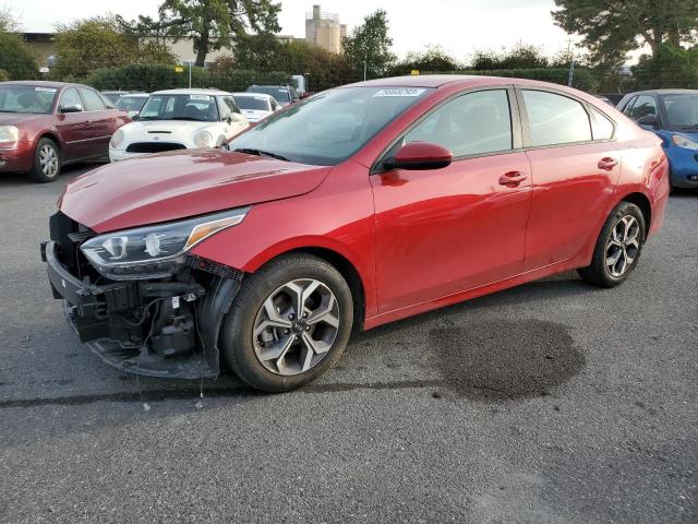 3KPF24AD5KE067409 - 2019 KIA FORTE FE RED photo 1