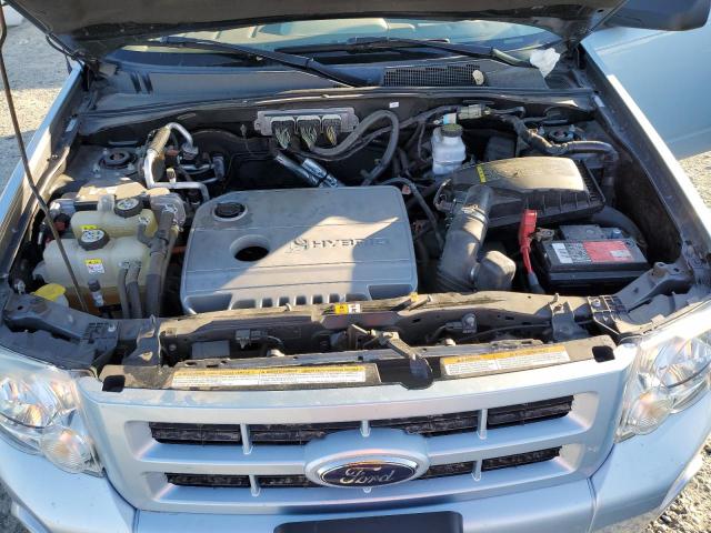 1FMCU59369KB78407 - 2009 FORD ESCAPE HYBRID BLUE photo 12