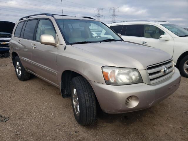 JTEEP21A640045238 - 2004 TOYOTA HIGHLANDER BEIGE photo 4