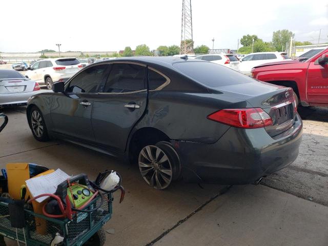 JN1BY1AR8BM376626 - 2011 INFINITI M37 X GRAY photo 2