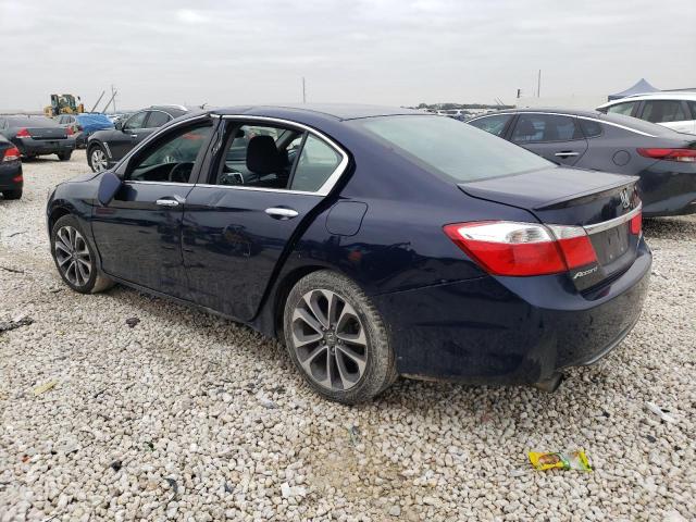 1HGCR2F54FA066766 - 2015 HONDA ACCORD SPORT BLUE photo 2