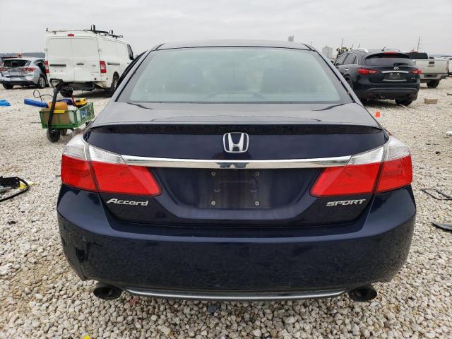 1HGCR2F54FA066766 - 2015 HONDA ACCORD SPORT BLUE photo 6