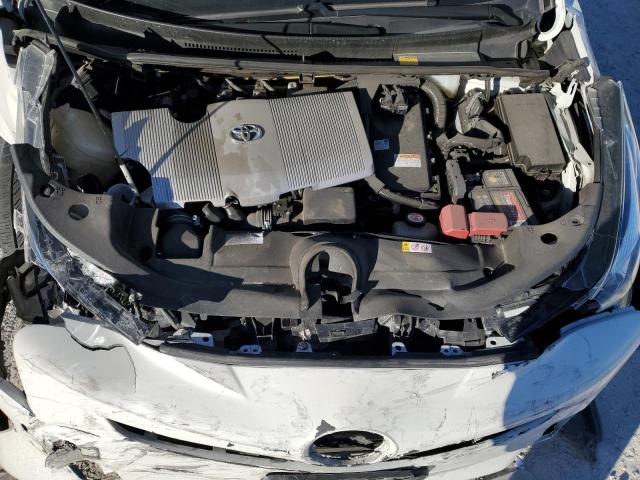 JTDKARFU5J3550105 - 2018 TOYOTA PRIUS WHITE photo 11