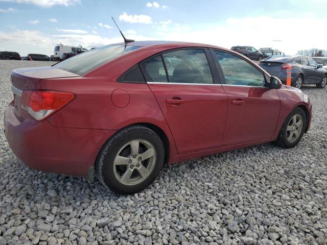 1G1PF5SC6C7253202 - 2012 CHEVROLET CRUZE LT RED photo 3