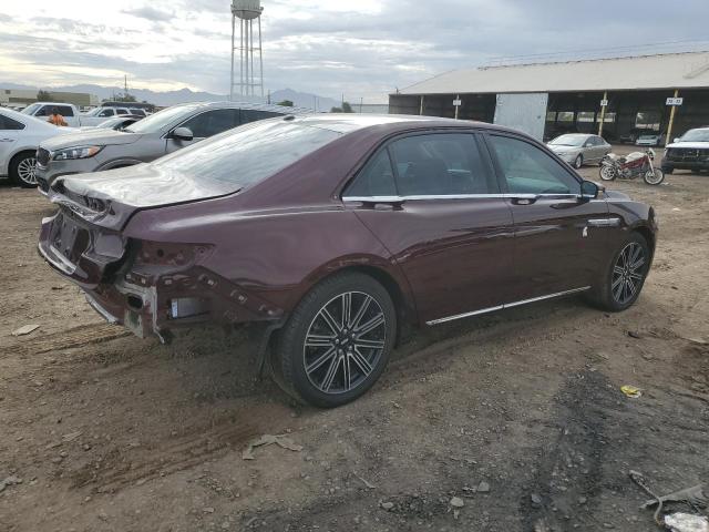 1LN6L9NP8H5620892 - 2017 LINCOLN CONTINENTA RESERVE MAROON photo 3