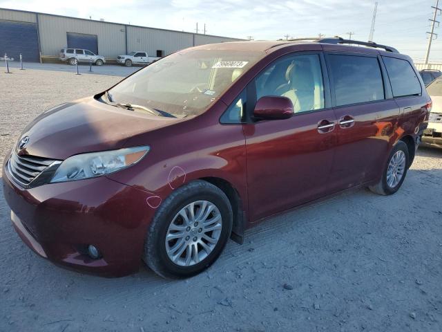 5TDYK3DCXBS096397 - 2011 TOYOTA SIENNA XLE BURGUNDY photo 1