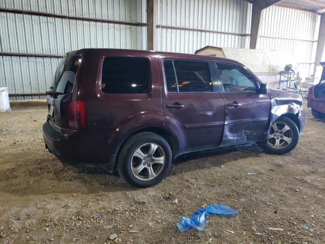 5FNYF3H57CB040388 - 2012 HONDA PILOT EXL MAROON photo 3