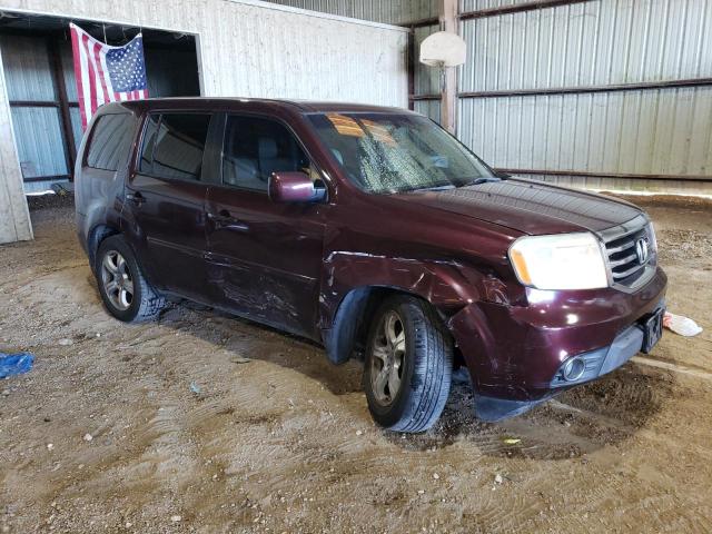 5FNYF3H57CB040388 - 2012 HONDA PILOT EXL MAROON photo 4