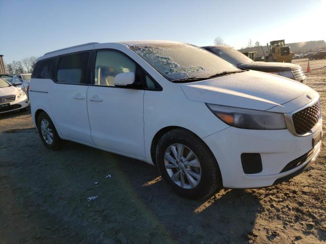 KNDMB5C12G6192820 - 2016 KIA SEDONA LX WHITE photo 4