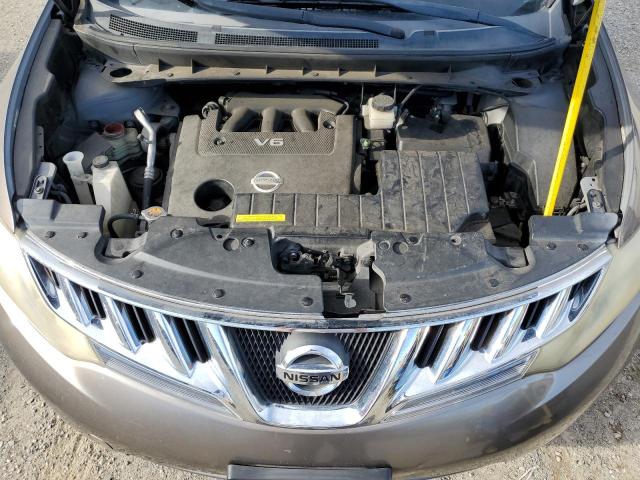 JN8AZ18W99W133556 - 2009 NISSAN MURANO S GRAY photo 12