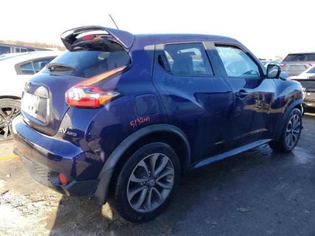 JN8AF5MV0HT753046 - 2017 NISSAN JUKE S BLUE photo 3