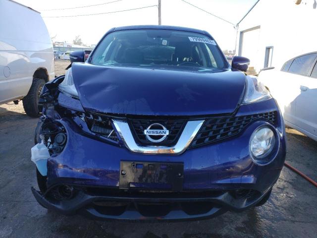 JN8AF5MV0HT753046 - 2017 NISSAN JUKE S BLUE photo 5