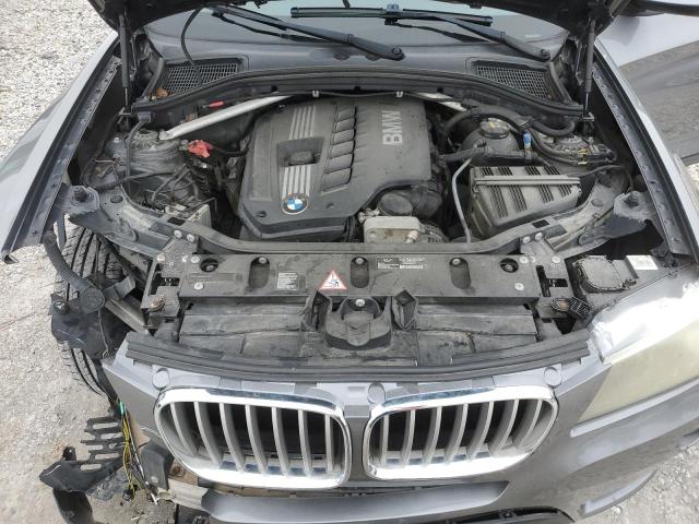 5UXWX5C56BL712507 - 2011 BMW X3 XDRIVE28I GRAY photo 12